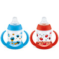 NUK Learner Cup, 5oz, Pack of 2, Sesame Street, Elmo and Cookie Monster – Soft Spout, Easy-Grip Handles, BPA Free, Spill Proof Transition Sippy Cup