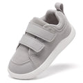 MORENDL Toddler Shoes Baby Wide Toe Box Barefoot Shoes Boy Girl Walking Shoes Non-Slip Minimalist Sneakers Comfort Zero Drop Tennis Outdoor Activities LightGrey Mesh 12-15 Months
