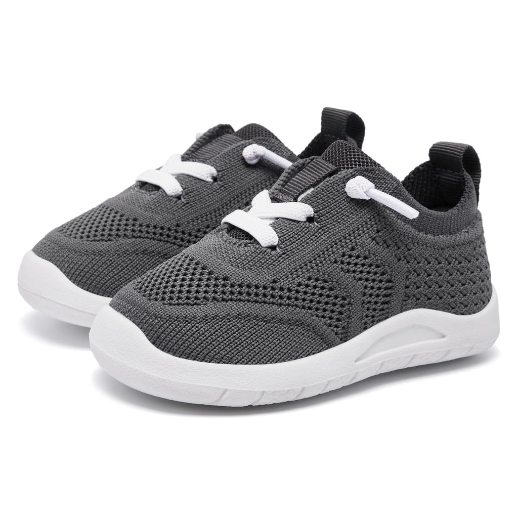 MORENDL Toddler Shoes Baby Walking Sock Shoes Infant Sneakers Boy Girl Barefoot Tennis Shoe Non-Slip Brethable
