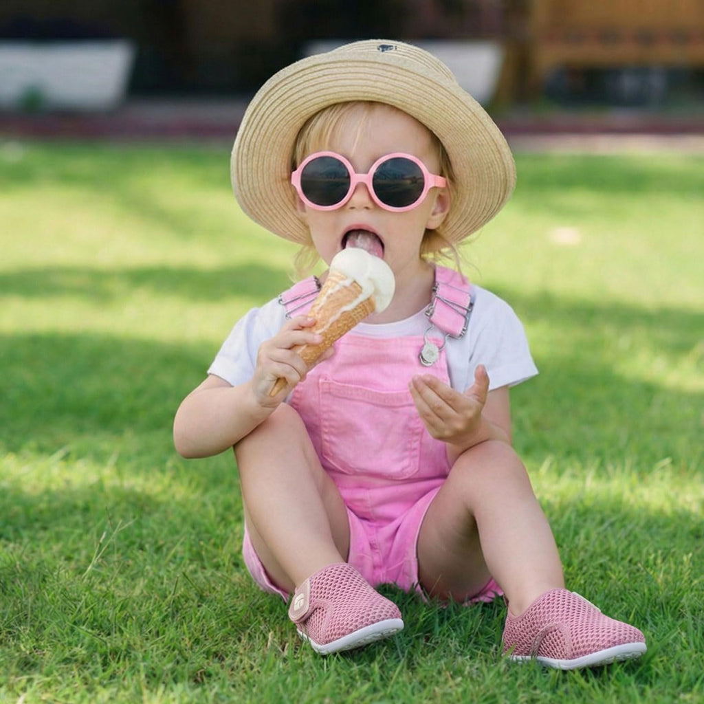 Baby Boys Girls Barefoot Swim Water Shoes Toddler Sandals Kids Sock Shoes Beach Walking Sandals Athletic SneakersDarkPink 6-12 Months Infant