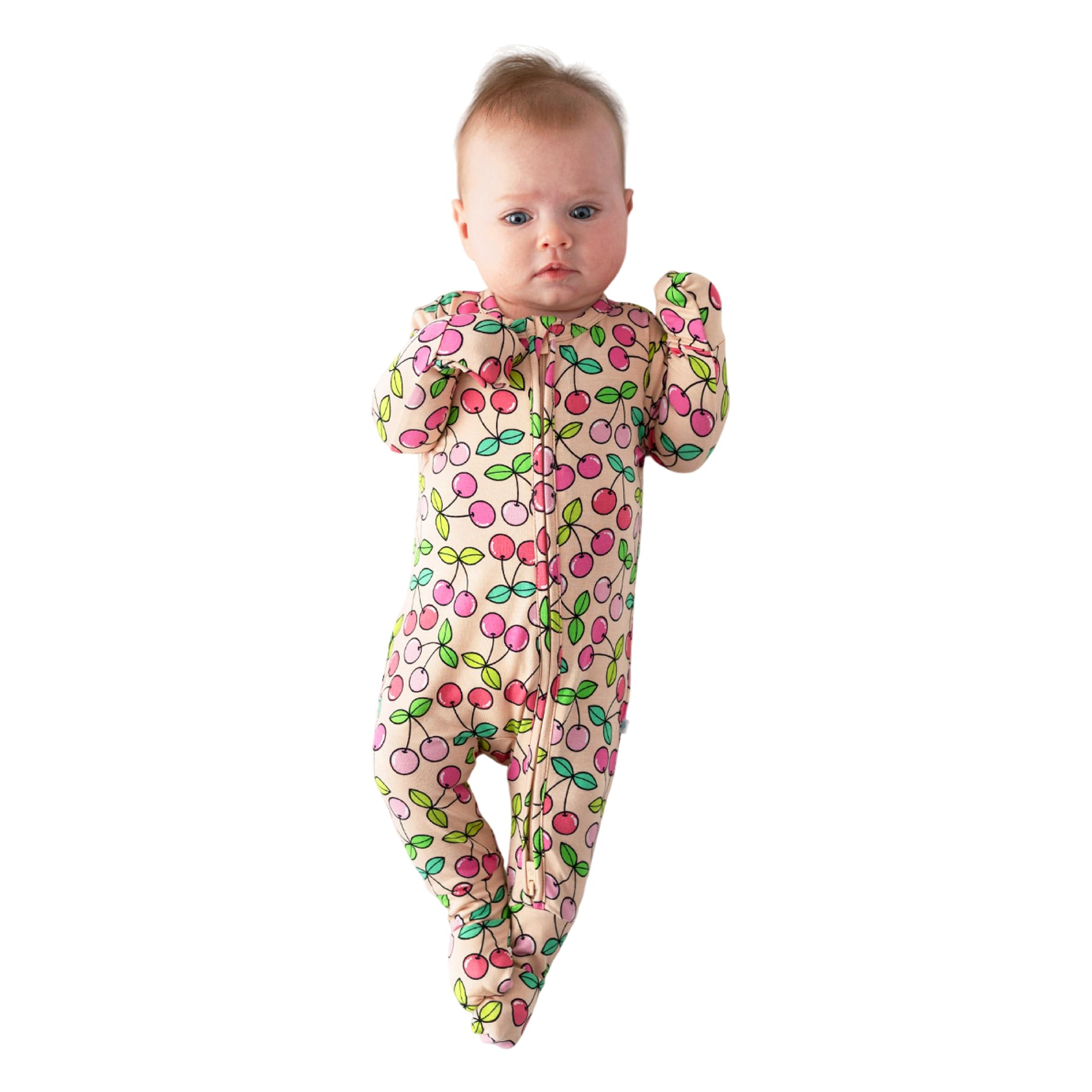 Posh Peanut Girls Convertible Baby Sleepers, Toddlers Footless Pajamas