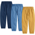 WATOCHE Toddler Boy Cotton Pants 3 Pack Long Bloomers