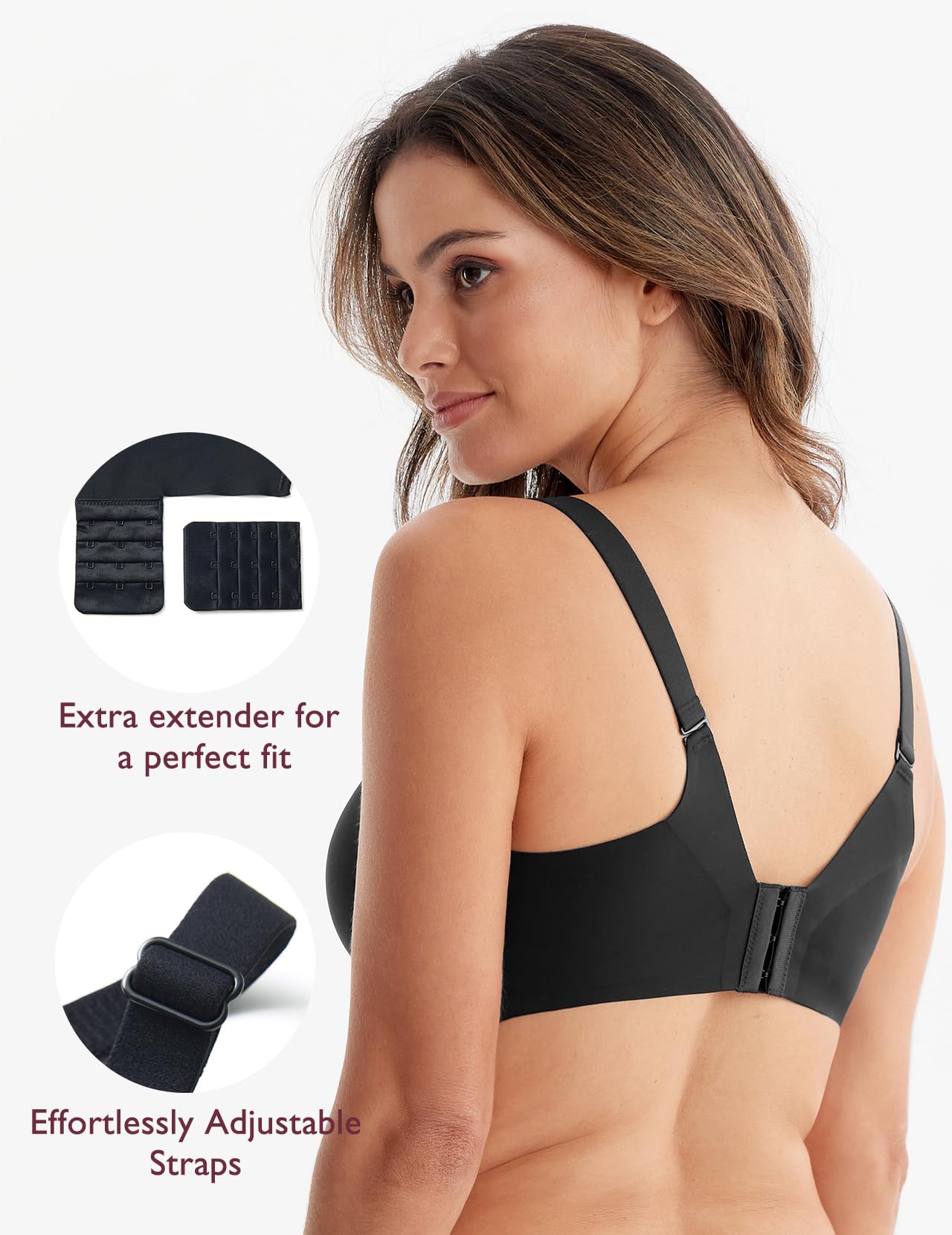 Momcozy Nursing Bras for Breastfeeding YN21 Seamless Comfort Maternity Bra