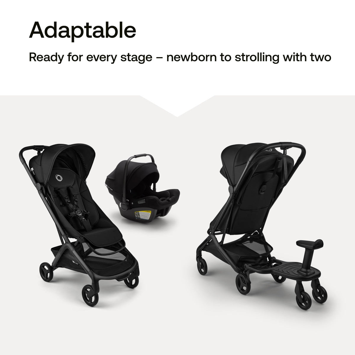 Bugaboo Butterfly 2 Ultra-Compact Travel Stroller One-Second Fold
