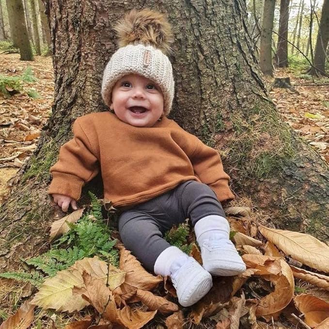 Toddler Baby Boy Clothes Solid Color Long Sleeve Crewneck Sweatshirt Top Casual Pants Set 2Pcs Fall Winter Outfits
