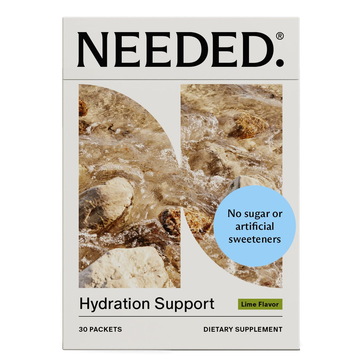 Needed. Hydration Support with Electrolytes & Trace Minerals