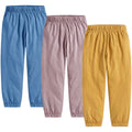 WATOCHE Toddler Boy Cotton Pants 3 Pack Long Bloomers