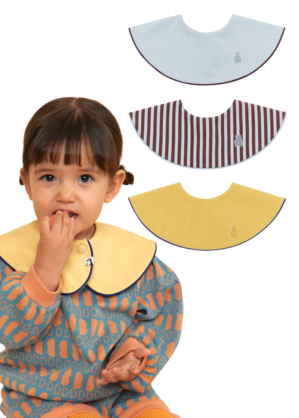 Konny Baby Bibs for Drooling Baby Boys and Girls, Super Absorbent Quick Dry