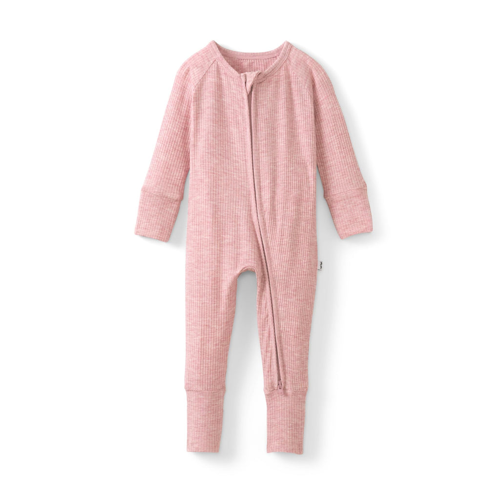 Little Sleepies Baby Pajamas, Heather Mauve, 18-24M