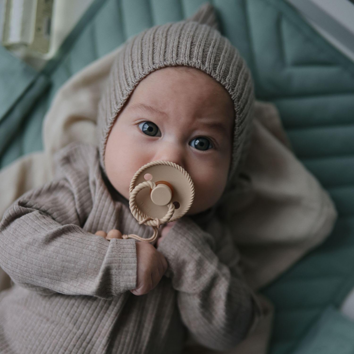 FRIGG SilkySoft Silicone Baby Pacifier 6-Pack Earthy Wonder | Made in Denmark | BPA-Free (6-18 Months)