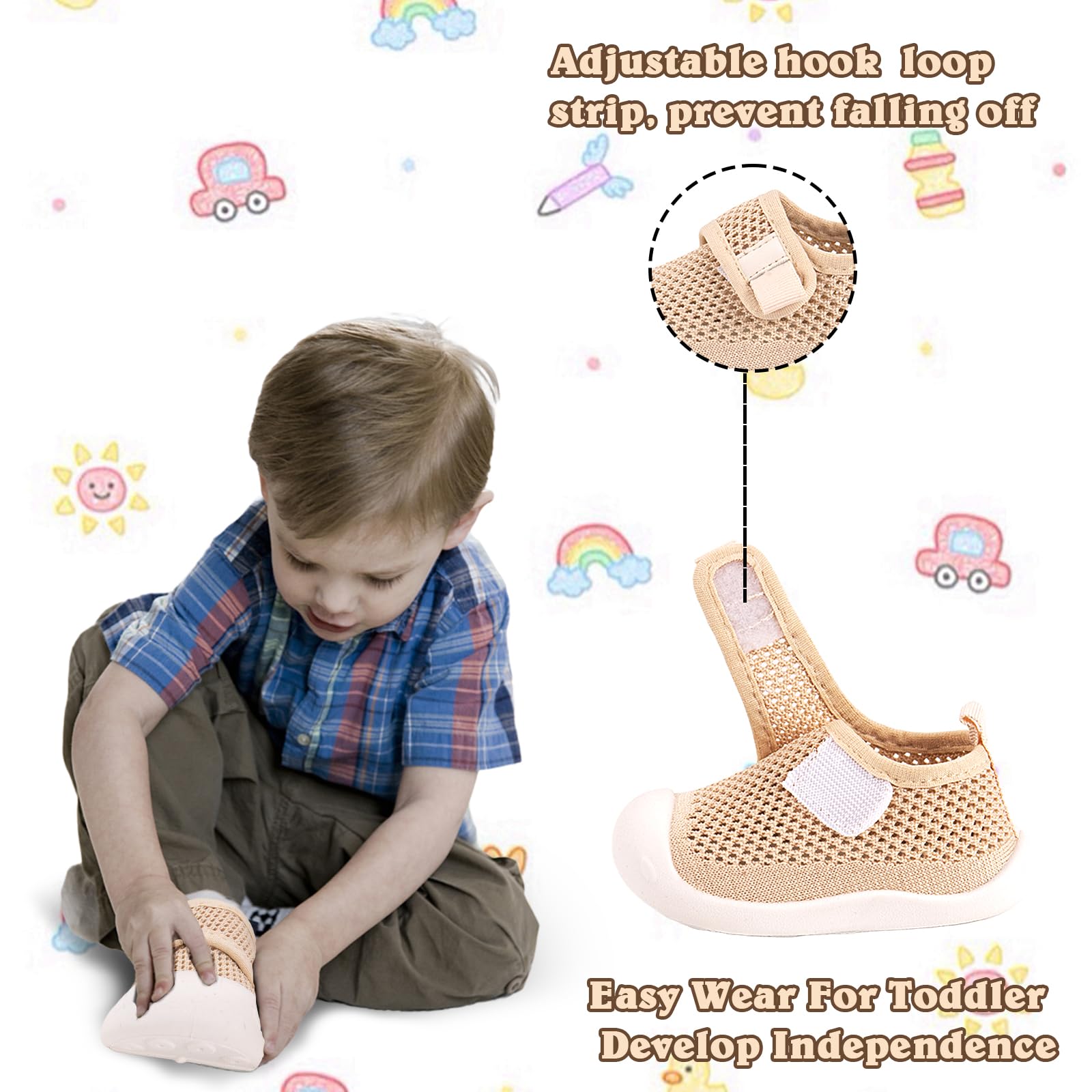 Charrost Baby Boys Girls First Walking Shoes Toddler Sandals