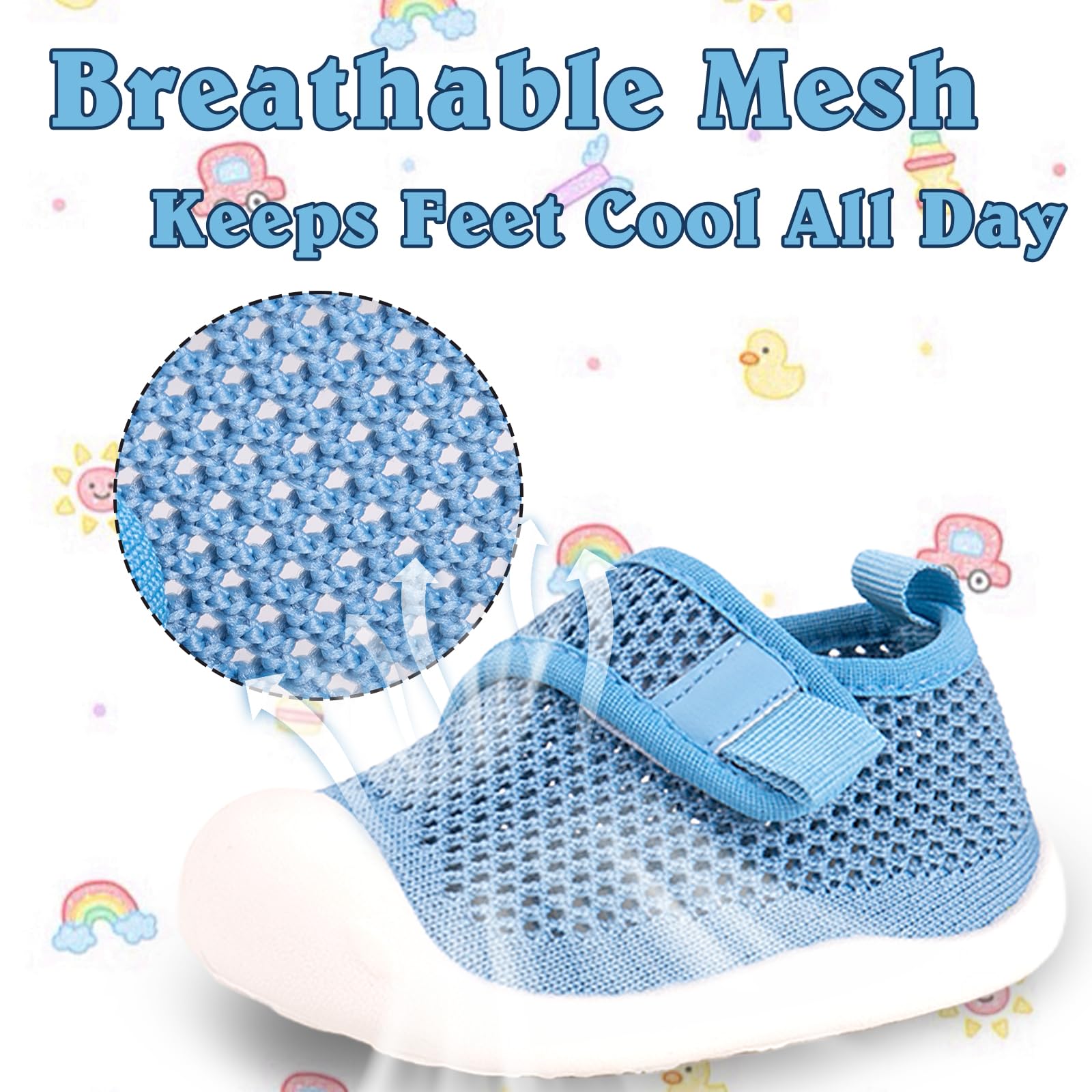 Charrost Baby Boys Girls First Walking Shoes Toddler Sandals