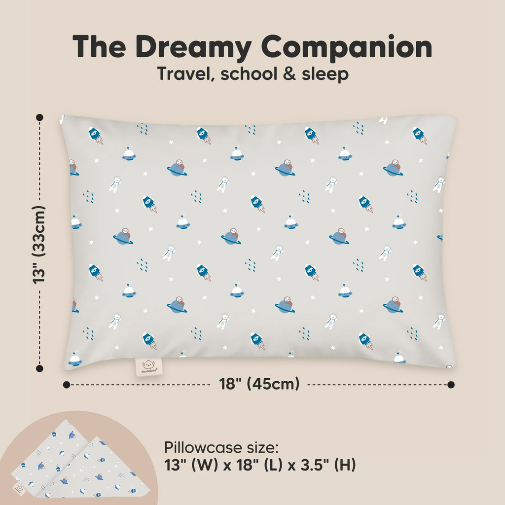 Toddler Pillow with Pillowcase, 13x18 My Little Dreamy Pillow (Cosmo)
