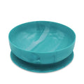 ChooMee Baby Suction Bowl | Powerful Suction Grip with Firm Bowl | Platinum Silicone, BPA Free | Large, 1 CT, Aqua
