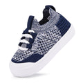 BMCiTYBM Toddler Walking Shoes Baby Boy Girl Barefoot Sneakers Navy Size 8