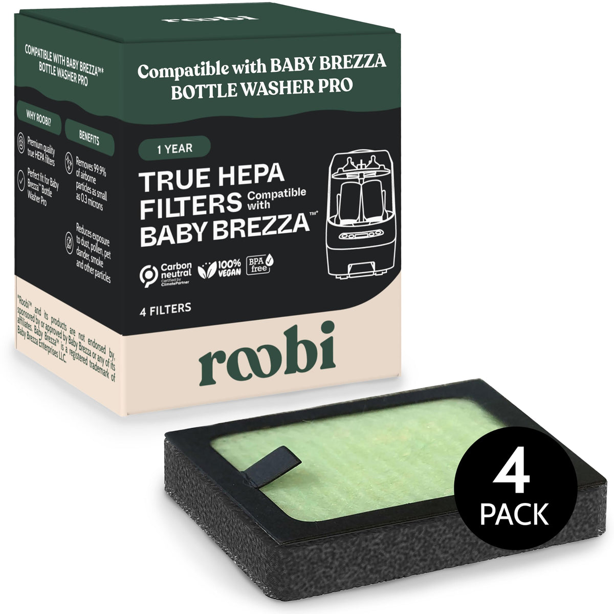 Roobi Descaling Solution Compatible with Baby Brezza, 2 Pack