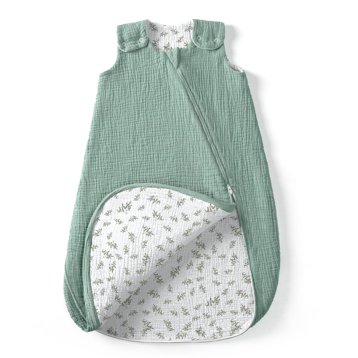 lulumoon Baby Sleep Sack Muslin: Cotton 0.7TOG Breathable Wearable Blanket