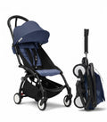 Stokke YOYO3 Travel Stroller from 6 Months, Easy Fold, Black/France Blue