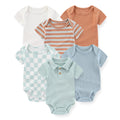 JELYLOVE 6 Pack Short Sleeve Baby Boy Girl Bodysuits New born Clothing