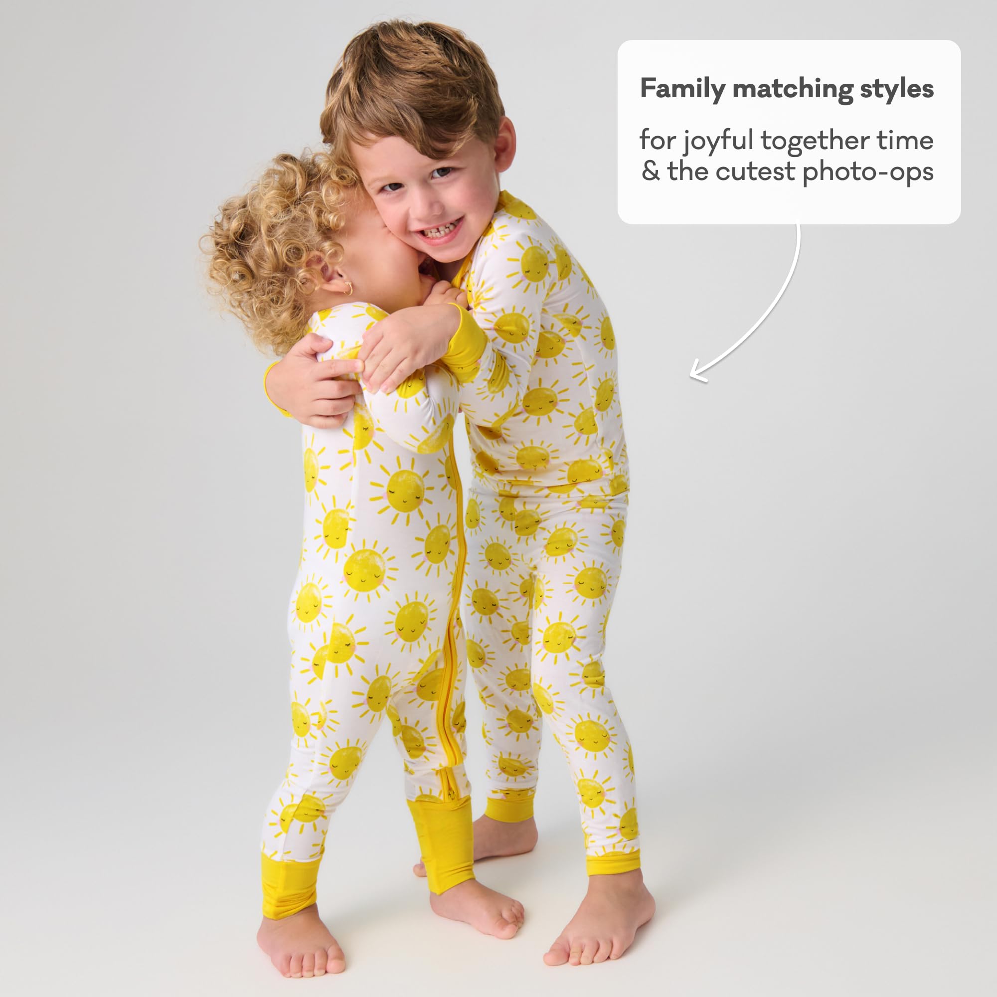 Little Sleepies Baby Pajamas, Sunshine, 3-6M