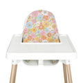 Nibble and Rest Highchair Insert Cover, Compatible for IKEA Antilop Highchair, High Chair Accessories Stain-Proof and Wipeable Insert Cover (Cushion NOT Included)(Funflorals)