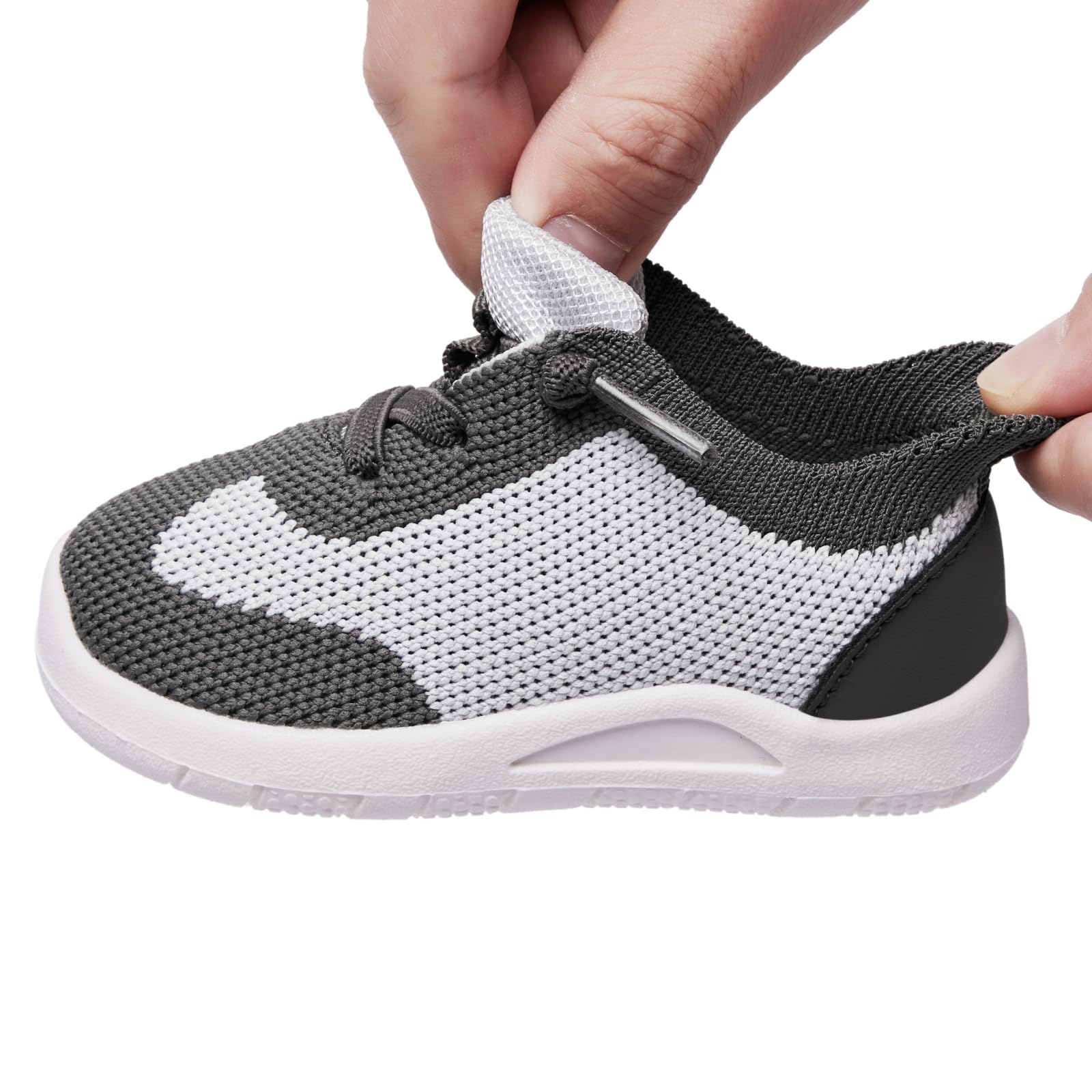 MORENDL Toddler Shoes Baby Walking Sock Shoes Infant Sneakers Boy Girl Barefoot Tennis Shoe Non-Slip Brethable