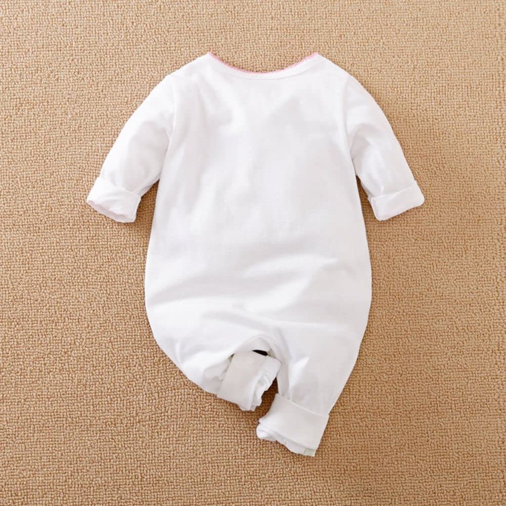 Aoswep - All Over Star with Elephant Printed Jumpsuit Baby girl bodysuit (6-9 Months)