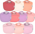 DiaperSquad's Baby Bibs for Drooling and Teething, Bibs for Boys, Baby Girl - Solid Cotton Baby Drool Bibs