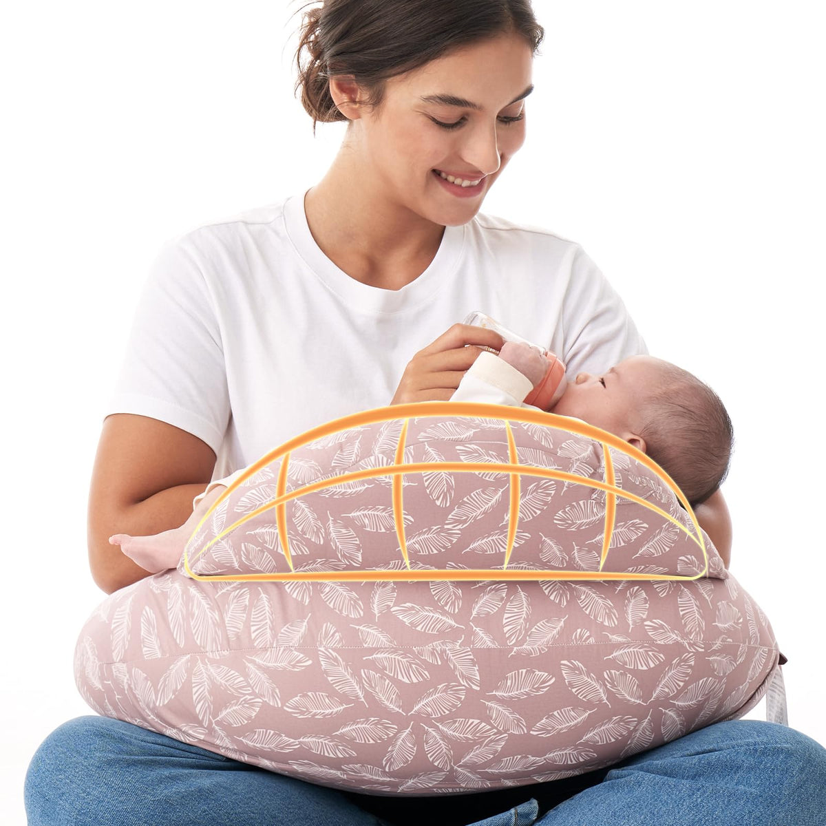 Momcozy Original Nursing Pillow for Breastfeeding - Innovative Safety Guard