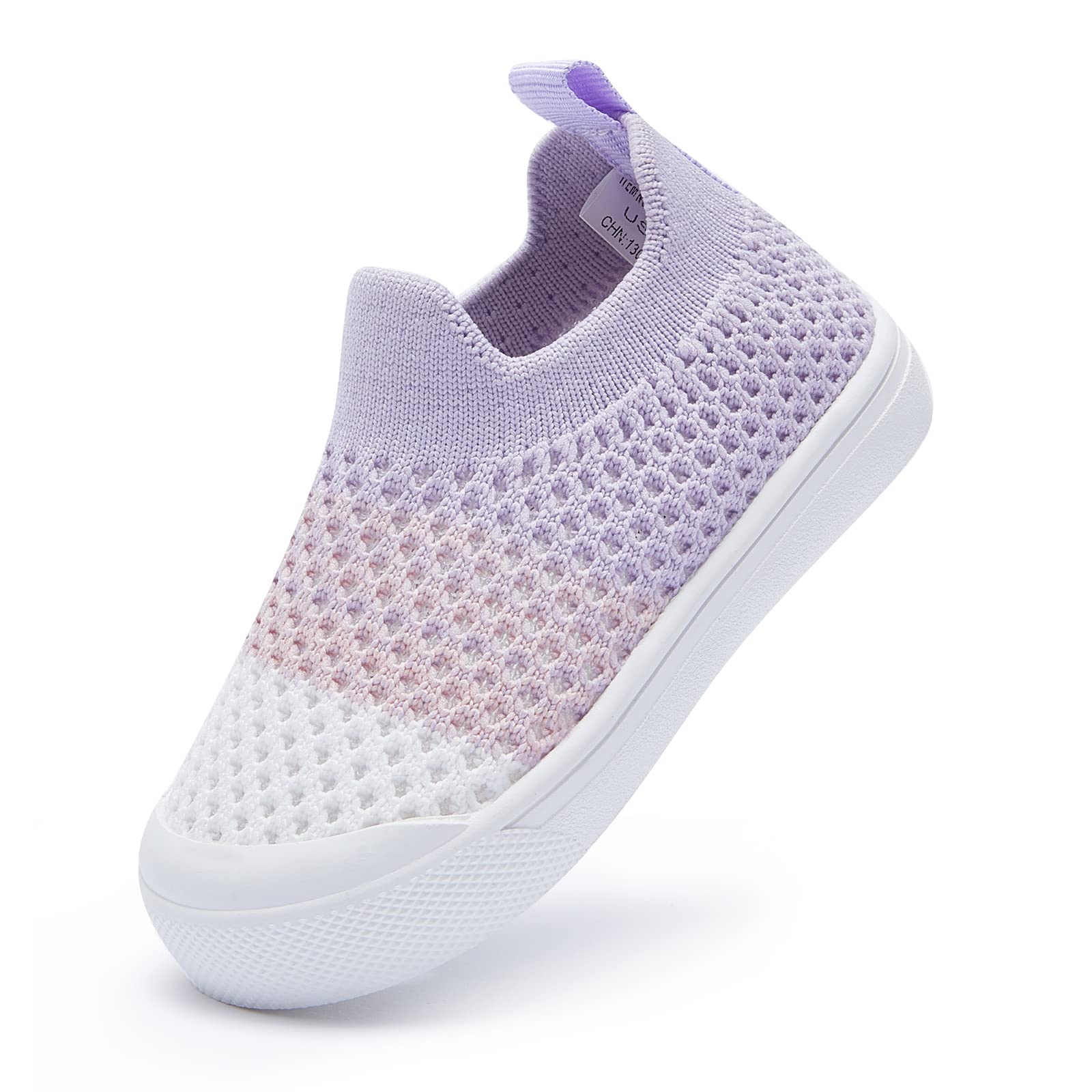 BMCiTYBM Baby Walking Shoes First Infant Sneakers Purple Size 12-18 Months