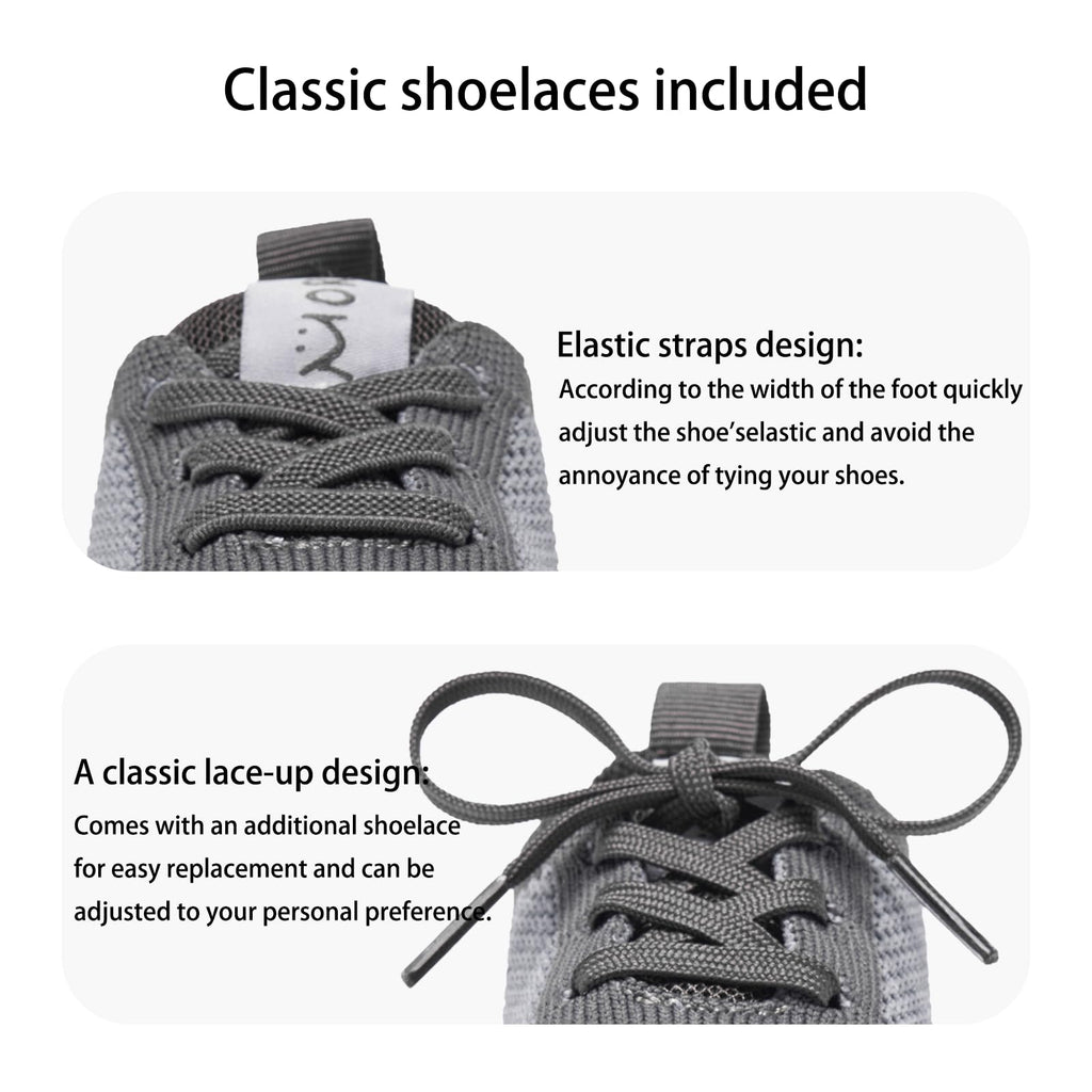 MORENDL Toddler Shoes Baby Walking Sock Shoes Infant Sneakers Boy Girl Barefoot Tennis Shoe Non-Slip Brethable Dark Grey 6-9 Months