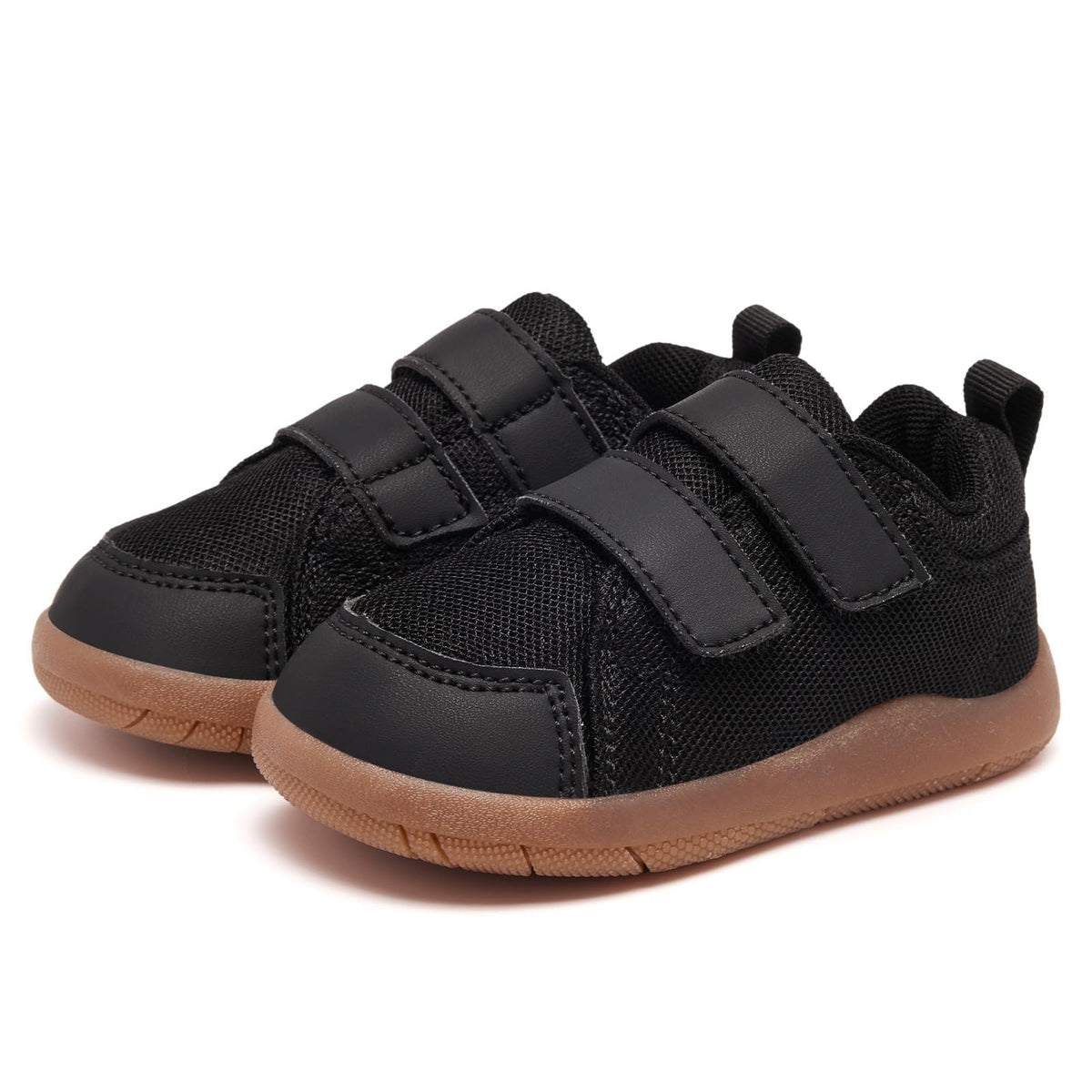 MORENDL Toddler Shoes Baby Wide Toe Box Barefoot Shoes Boy Girl Walking Shoes Non-Slip Minimalist Sneakers Comfort Zero Drop Tennis Outdoor Activities AllBrown 15-18 Months