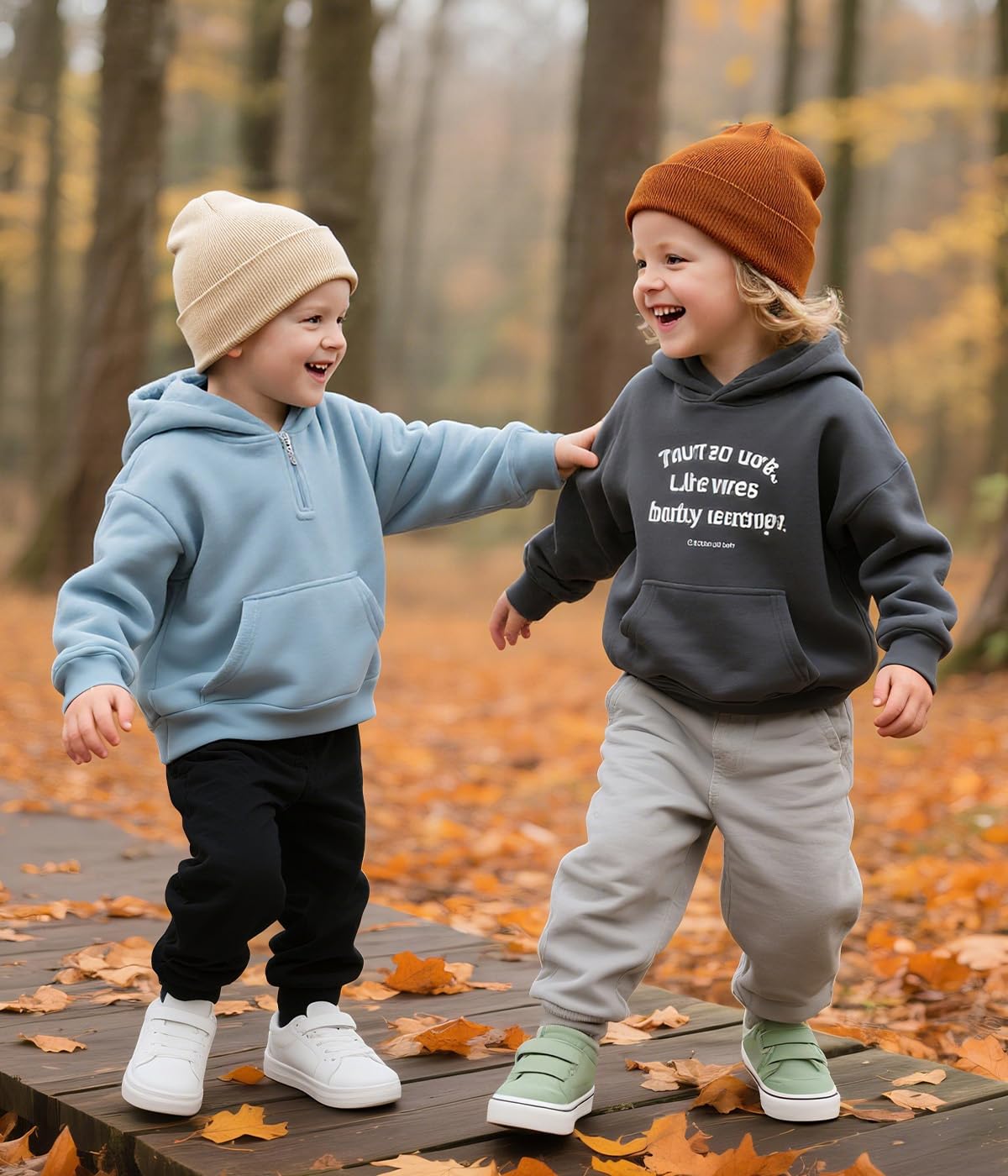 Rosoz Toddler Beanie Boys Girls Baby Knit Warm Beanies Kids Children Winter hat Caps