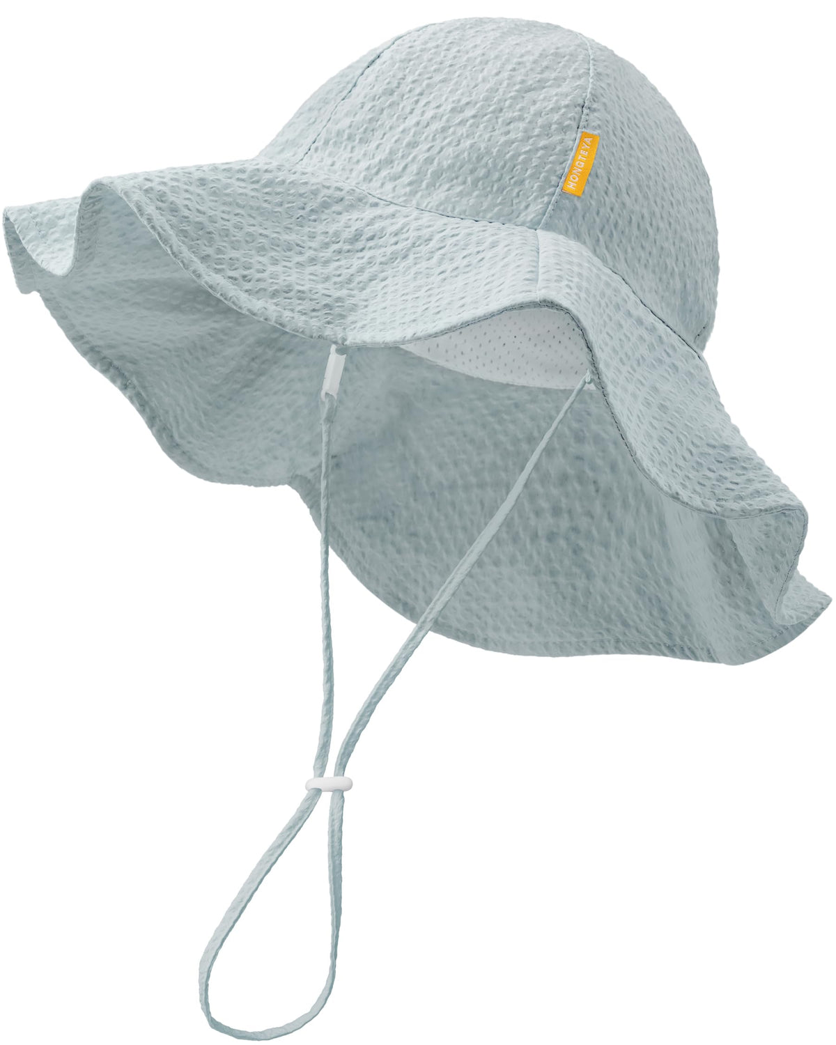 Baby Sun Hat Toddler Girl Beach Hat Adjustable Outdoor Summer Hat UPF 50+ Sun Protection Wide Brim Infant Kids (US, Age, 6 Months, 24 Months, Pink/White)