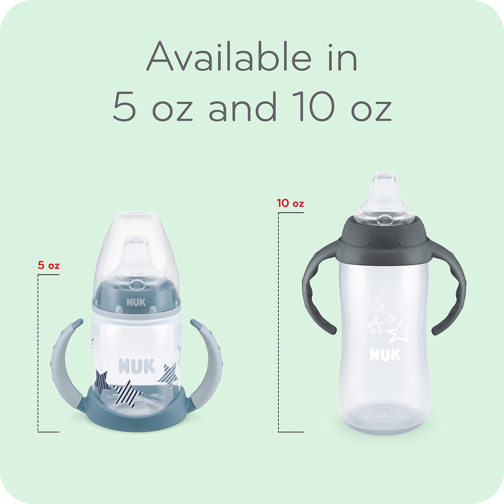 NUK Disney Large Learner Spill Proof Sippy Cup, Minnie Mouse, 10 Oz 1Pack – BPA Free, Spill Proof Sippy Cup