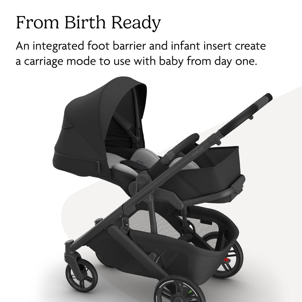 UPPAbaby Cruz V3 Full-Size, from Birth, Car Seat Compatible - Jake