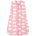 Baby Sleep Sack 12-18 Months Baby Wearable Blanket 100% Rayon Cotton 2-Way Zipper Toddler Sleeping Sack，Comfy Soft Lightweight TOG 0.3（Cloud）