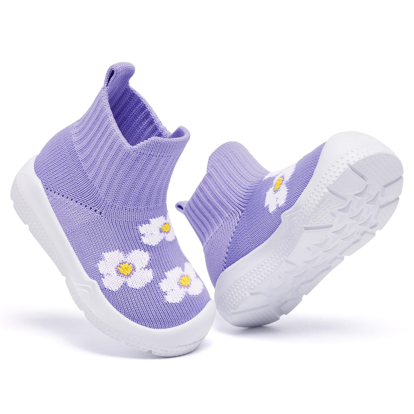 MORENDL Toddler Sock Shoes Baby Walking Shoes Infant Slippers Boys & Girls Non-Slip Sneakers