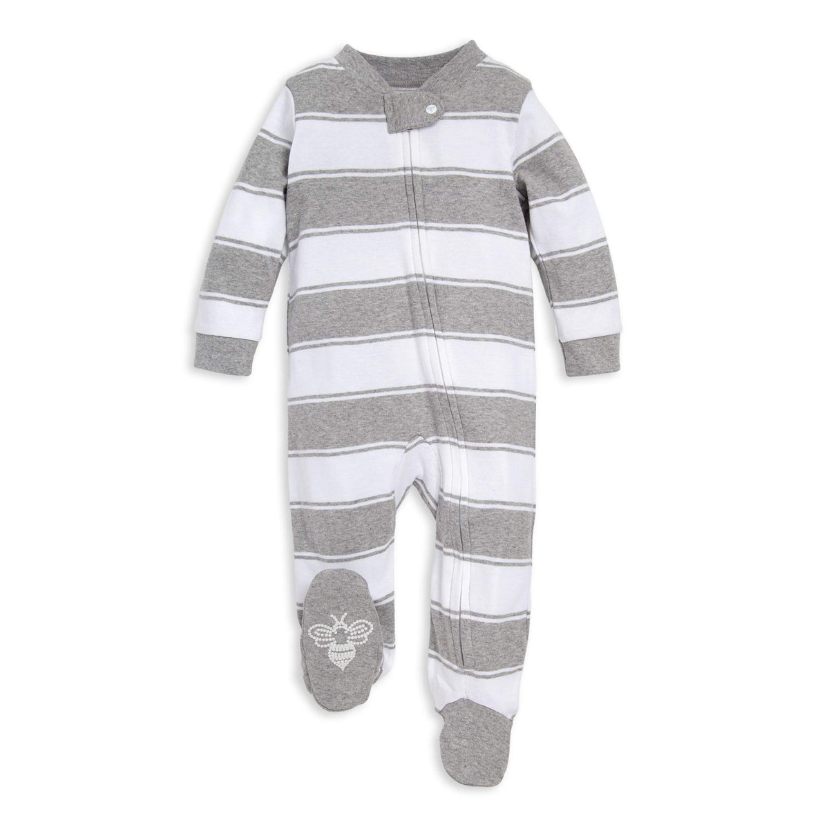 Burt's Bees Baby Boys' Organic Cotton, Sleep and Play Footed Pajamas
