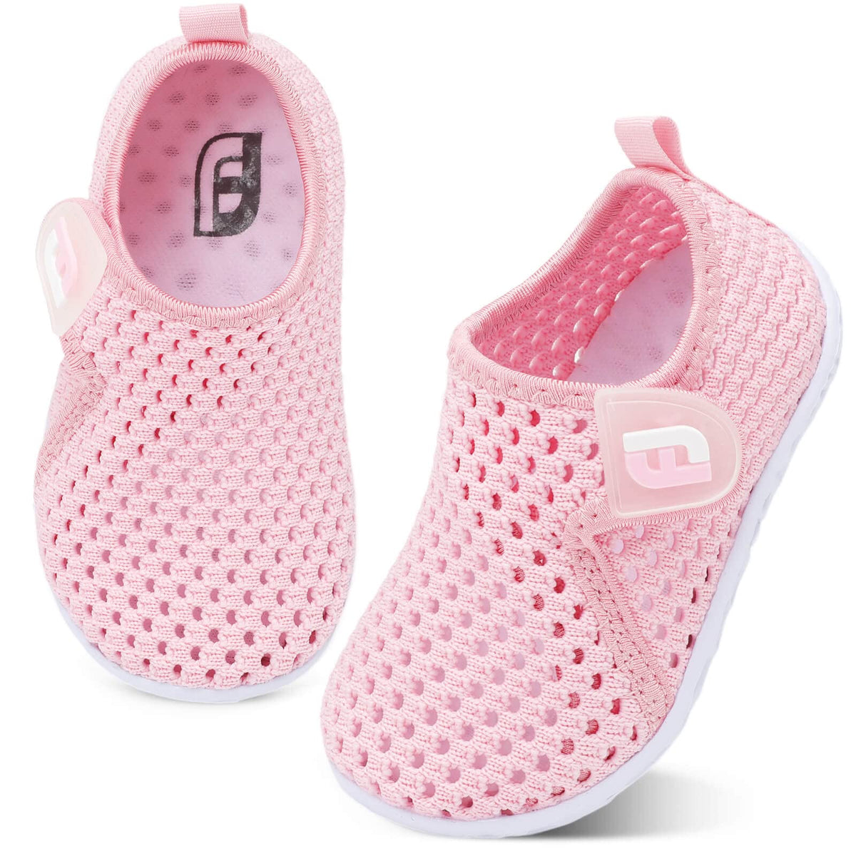 JOINFREE Kids Water Shoes Boys Girls Lightweight Athletic Outdoor Barefoot Sneakers Green Dinosaur 18-24 Months Infant