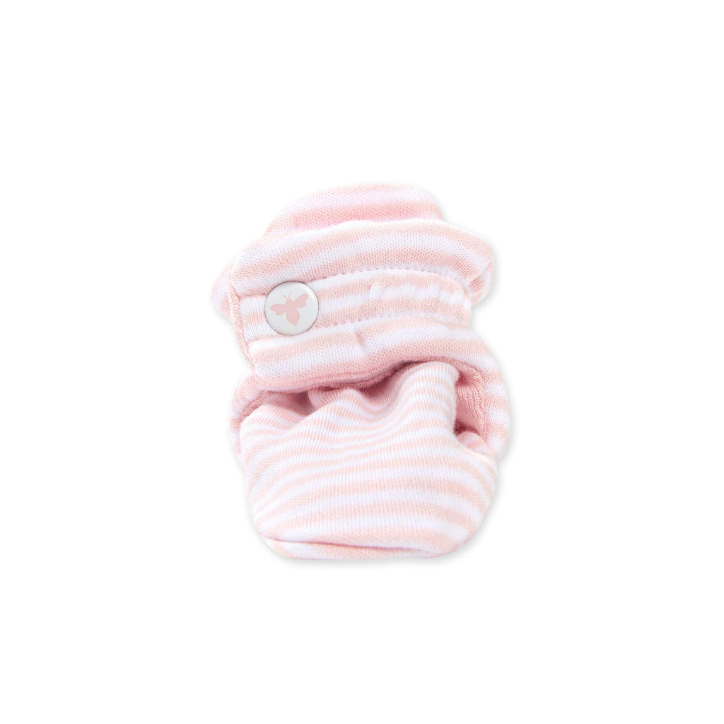 Burt's Bees Baby Girls Booties Organic Cotton Newborn Essentials Shoes, Gender Neutral Color for Ages 0 to 9 Months Old