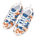 MARSVOVO Girl Running Shoes Lightweight Breathable Athletic No Lace Pre Walking Shoes for Boy Girl Classic Fashion Comfortable Resistant Play Sport Kids Sneakers Camo Design Size 2 US