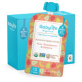 Babylife Organics Stage 2 - Pear, Strawberry & Banana, 3.5 Ounce Pouch (6 Pack) - Heavy Metal Safe, Organic Baby Food