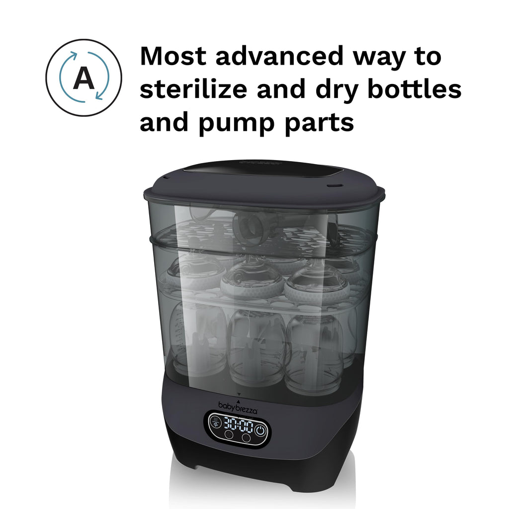 Baby Brezza Bottle Sterilizer and Dryer Advanced – Largest Capacity