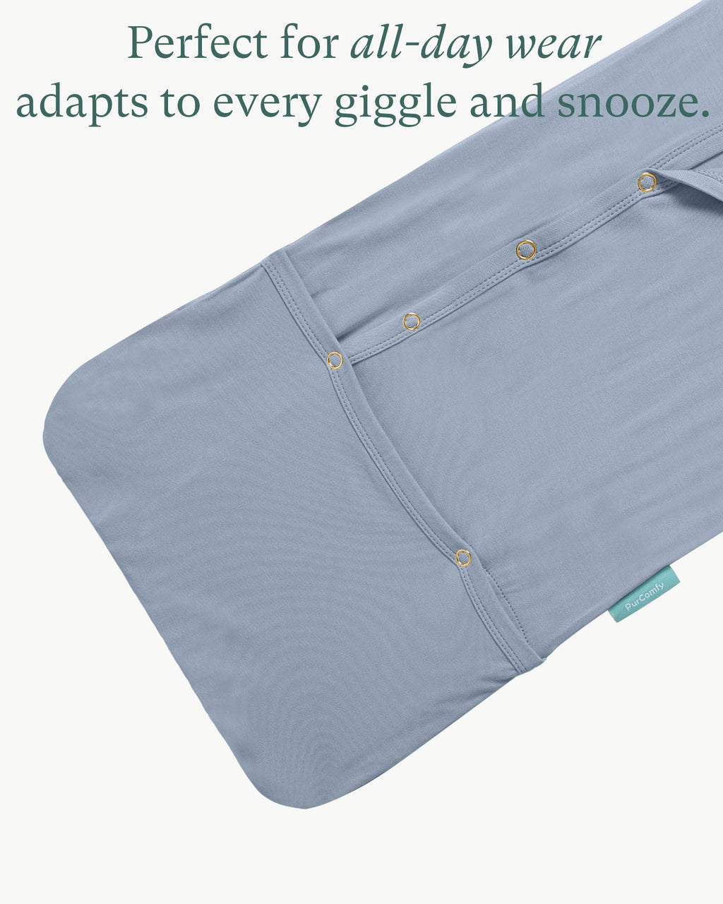 PurComfy Supersoft Bamboo Viscose Baby Sleeper Gowns, 0-3 Months