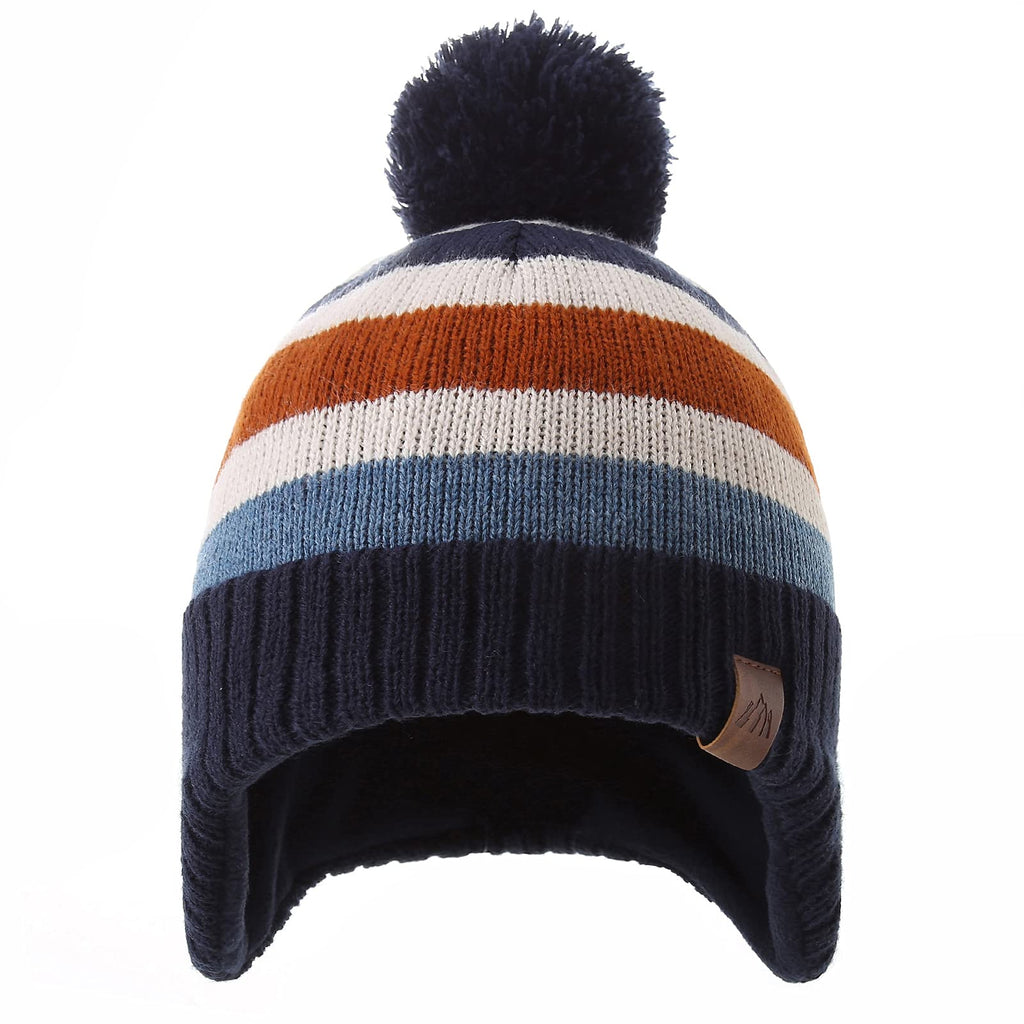LMLALML Boys Winter Hat Scarf Set Earflap Knitted Beanie for Kids