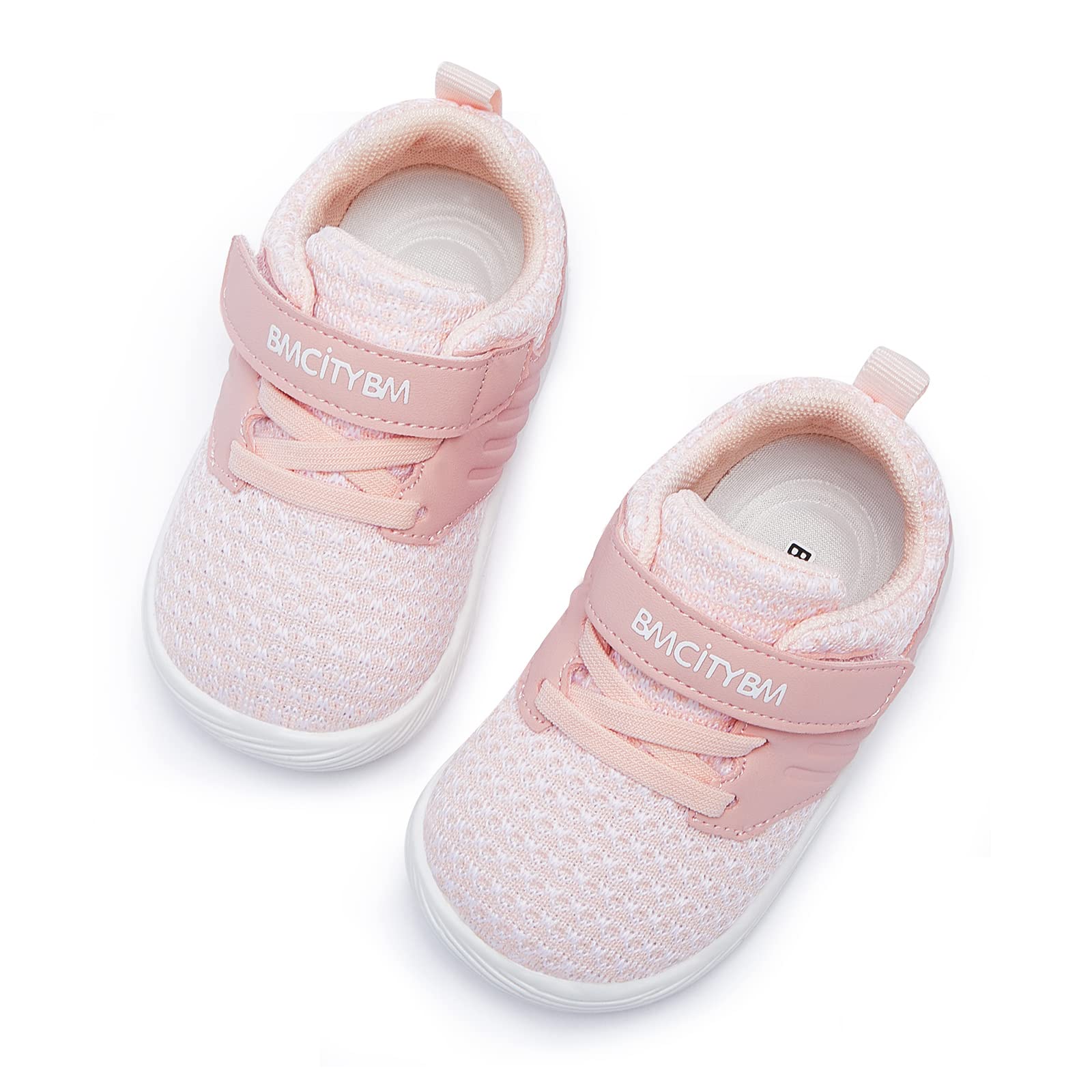 BMCiTYBM Baby Boy Girl Shoes Infant Walking Sneaker Pink Size 18-24 Months