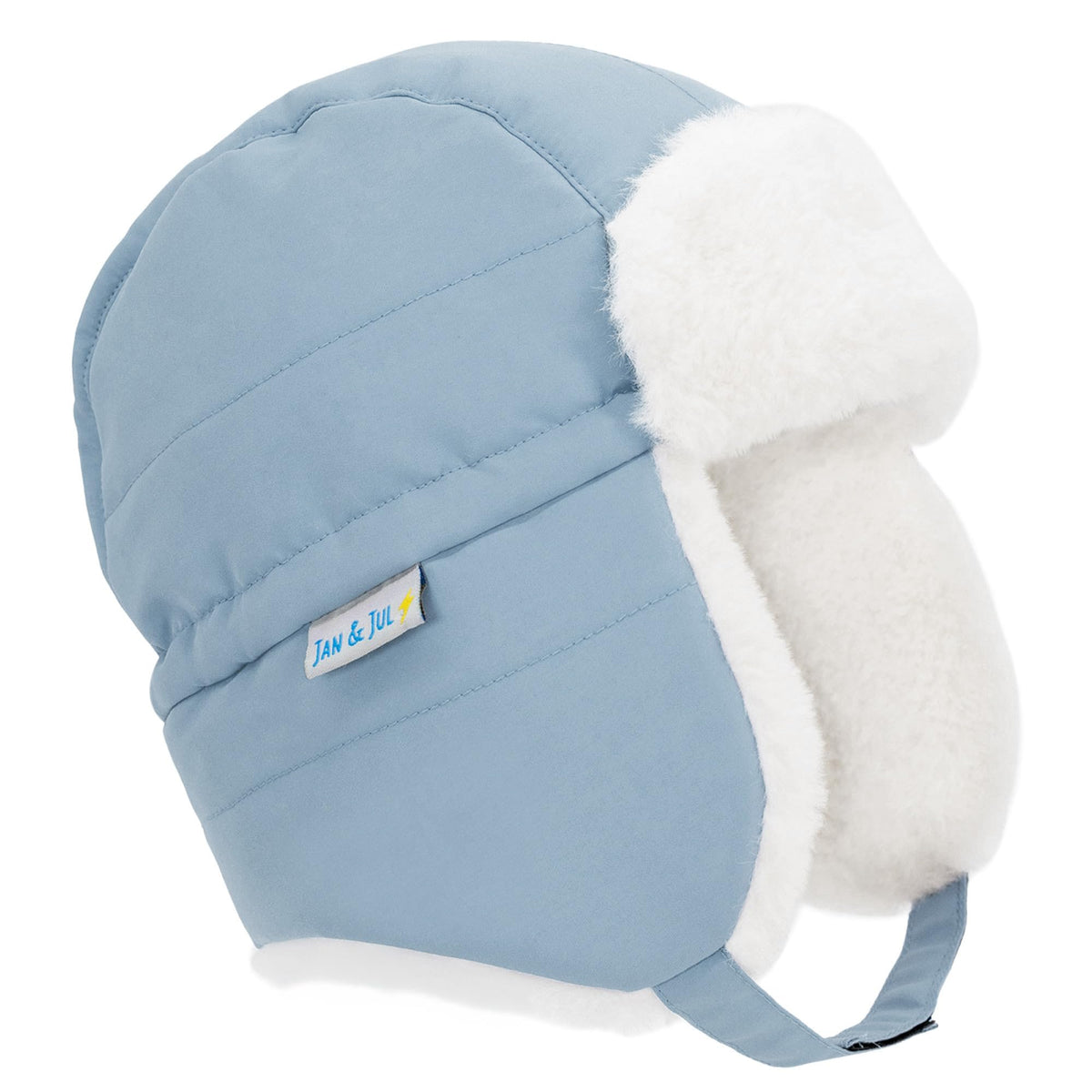 JAN & JUL Toasty-Dry Trapper Hat for Baby and Kids (Space Dinos, XL)