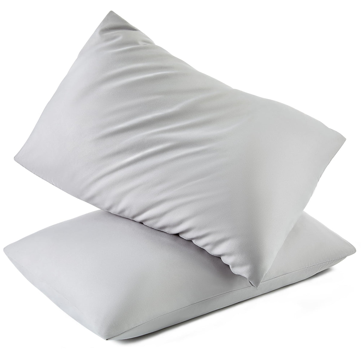 TILLYOU Toddler Pillowcase 2 Pack with Envelope Closure,13" x 18" Silky Soft Microfiber Travel Kids Pillowcase for Boys and Girls, Beach Time Turtle&Manta Ray