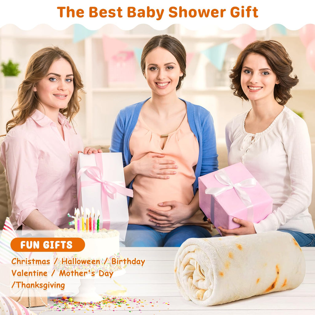 Lhedon Taco Blanket Baby Tortilla Blanket Burrito Swaddle 0-9 Months